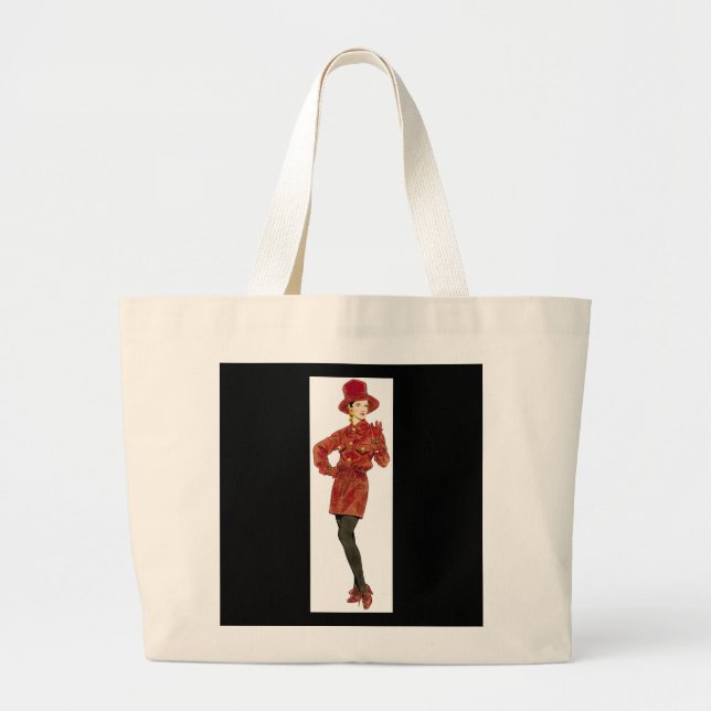 Grand Tote Bag VENTE - Christian Lacroix Fourre-tout 1990 (Devant)
