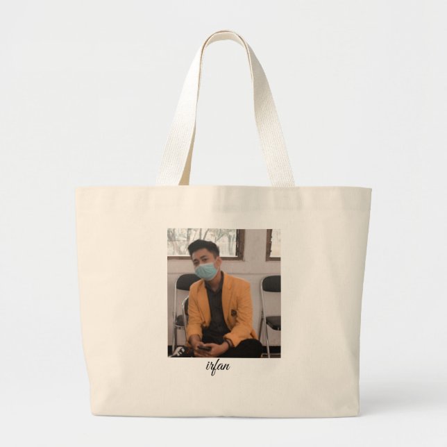 Grand Tote Bag ventilateur à ordures (Devant)