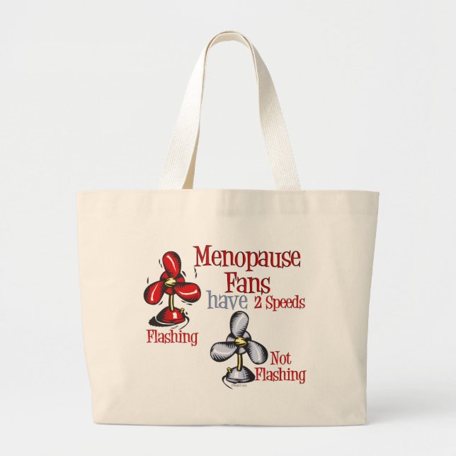 Grand Tote Bag Ventilateur de ménopause (Devant)
