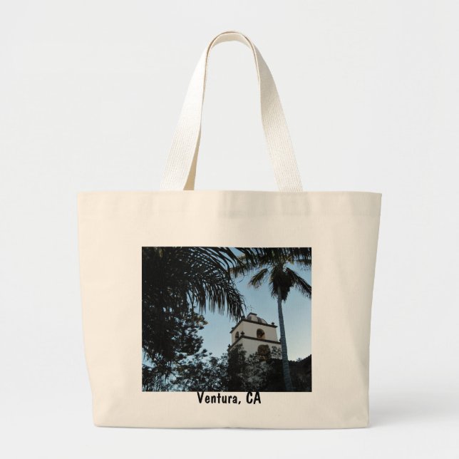 Grand Tote Bag Ventura, la Californie, mission (Devant)
