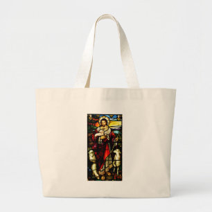 Grand Tote Bag Verre souillé de Jésus le bon berger