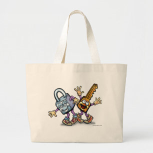 Grand Tote Bag Verrouiller n clé