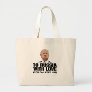 Grand Tote Bag Vers la Russie avec amour