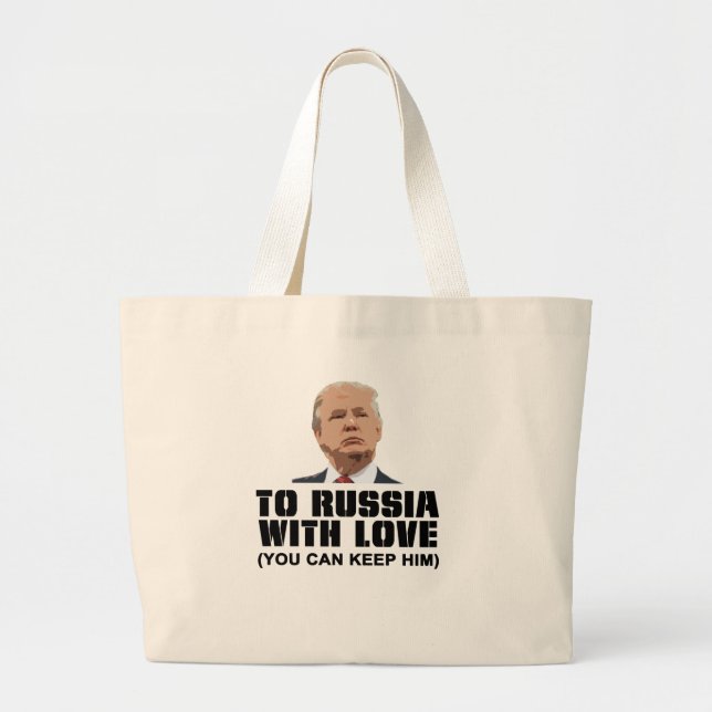 Grand Tote Bag Vers la Russie avec amour (Devant)
