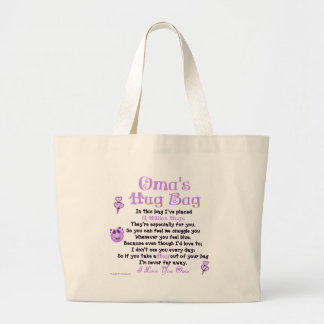 Grand Tote Bag Vers simple d'Oma de Néerlandais