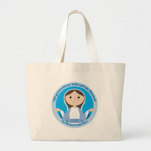 Grand Tote Bag Vierge Marie béni