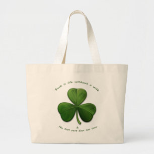 Grand Tote Bag Vieux dictons irlandais