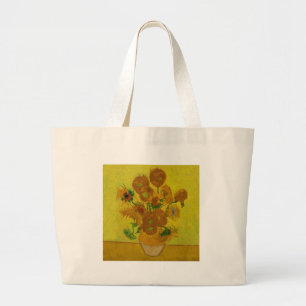 Grand Tote Bag Vincent Van Gogh 15 Sunflowers Painting