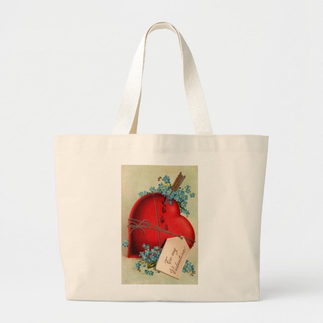 Grand Tote Bag Vintage Big Red (Devant)