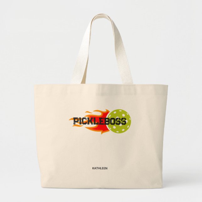 Grand Tote Bag Vivid Pickle Boss Graphic Personnel (Devant)