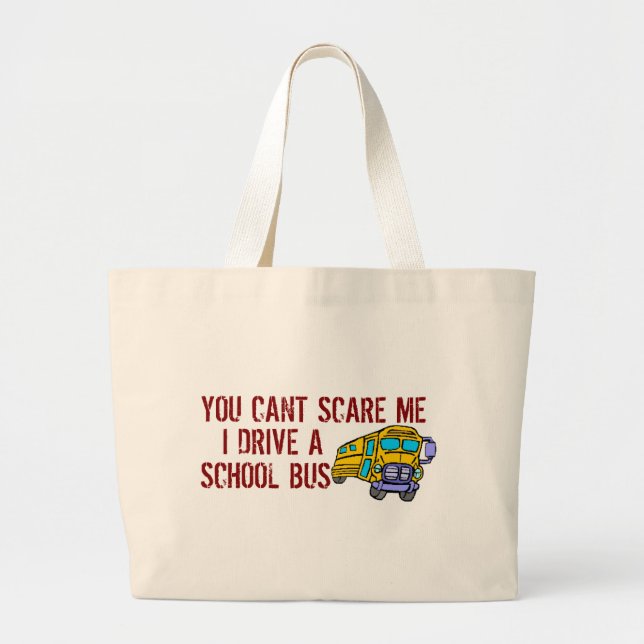 Grand Tote Bag Vous ne pouvez pas m'effrayer… (Devant)