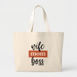 Grand Tote Bag wife boss / épouse Mère Chef