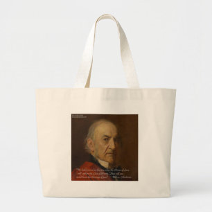 Grand Tote Bag William Gladstone & Le pouvoir de l'amour citation