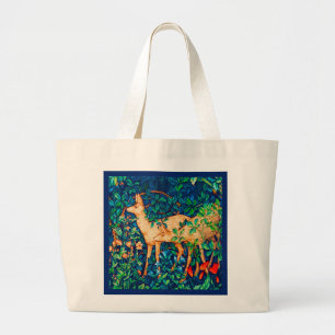 Grand Tote Bag William Morris Forest Deer Tapestry Imprimer