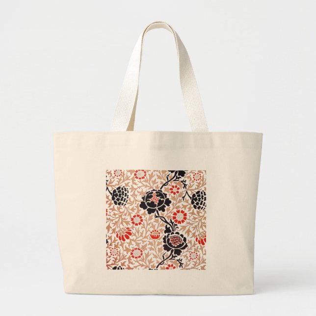 Grand Tote Bag William Morris Grafton Botanic Art Design (Devant)