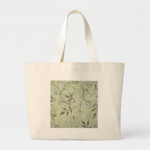 Grand Tote Bag William Morris Jasmine Botanique Antique Vintage