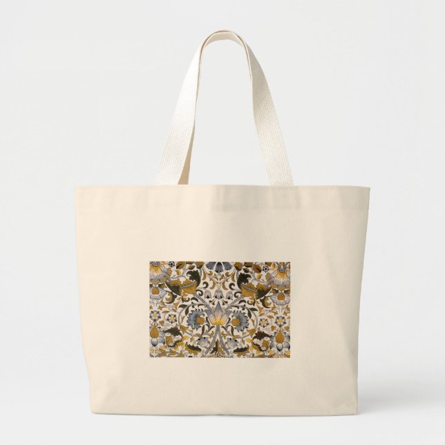 Grand Tote Bag William Morris Lodden Fleur florale (Devant)