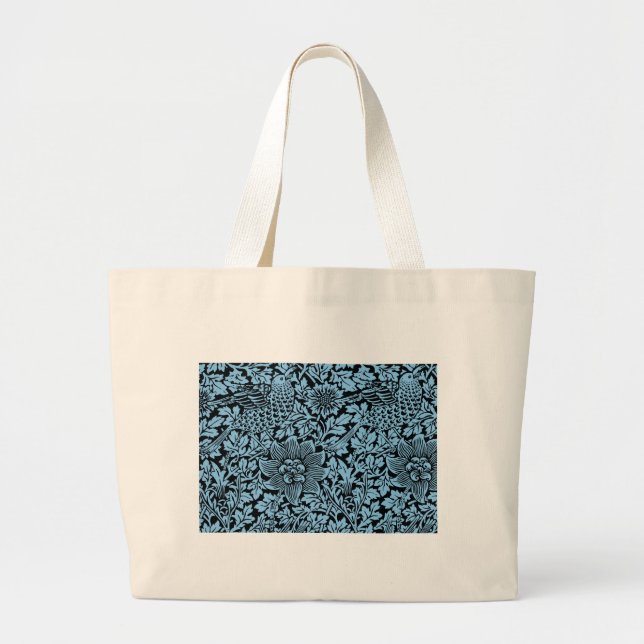 Grand Tote Bag William Morris Particularités Florales Anénome d'o (Devant)