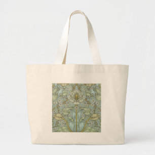 Grand Tote Bag William Morris Spring Motif classique épais