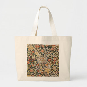 Grand Tote Bag William Morris Trent Garden Flower Classic Botanic
