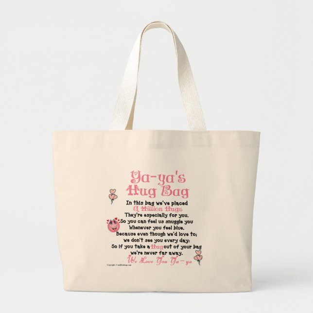 Grand Tote Bag - Ya-ya - vers pluriel grec (Devant)