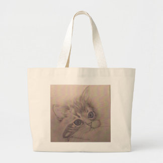 Grand Tote Bag Yeux bleus