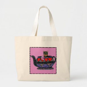 Grand Tote Bag Yorkie Poo