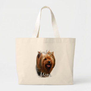 Grand Tote Bag Yorkshire Terrier Maman 2