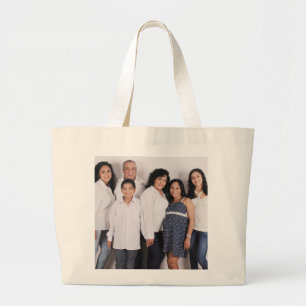 GRAND TOTE BAG YOUR FAMILY PORTRAIT CUSTOM PHOTO TOTE PURSE