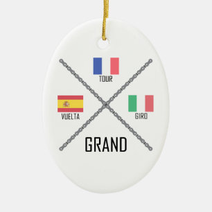 Grand-Touren-Radsport Keramikornament
