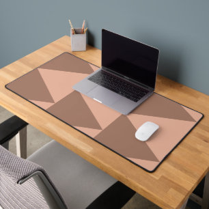 Grand Triangles géométriques Mocha Mousse Dusty ro