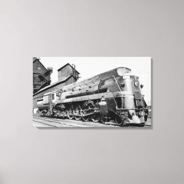 Grand Trunk Western Motor 6405 in Chicago Leinwanddruck (Vorderseite)