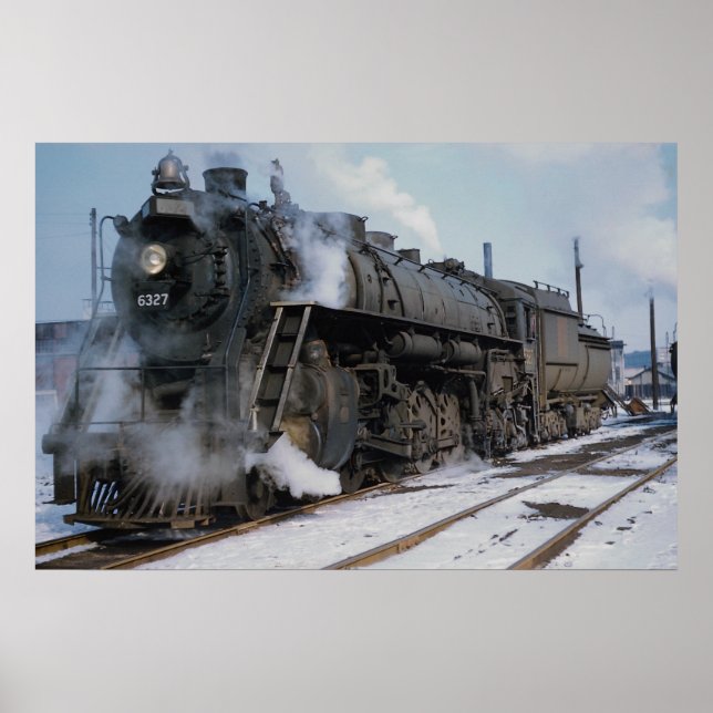 Grand Trunk Western Railroad, 2-8-4, Nr. 6327, Nr. Poster (Vorne)
