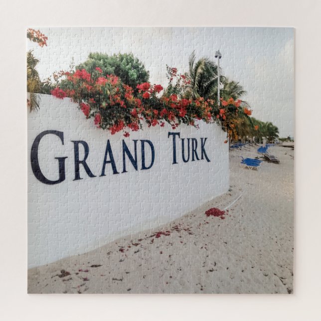 Grand Turk Beach Szene (Vertikal)