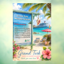 Grand Turk Turks- und Caicos-Conch-Wetterstation