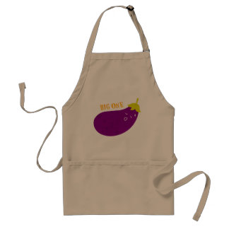 Grand un tablier d'art de griffonnage d'aubergine