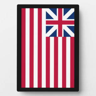 Grand Union, 1. USA-Flag der Kolonien Fotoplatte