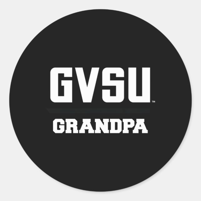Grand Valley Gvsu Lakers Opa Runder Aufkleber (Vorderseite)