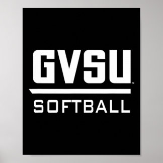 Grand Valley State University Gvsu Softll Bekleidu Poster