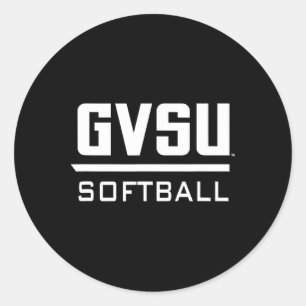 Grand Valley State University Gvsu Softll Bekleidu Runder Aufkleber