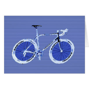 grand vélo bleu