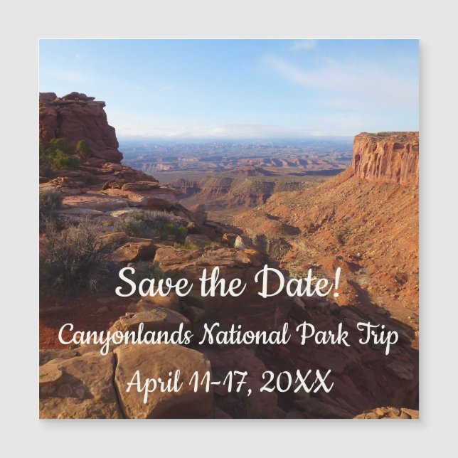 Grand View Point im Canyonlands National Park Magnetkarte (Vorderseite)