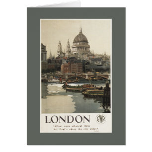 Grand Western Railway St. Paul's Travel Poster
