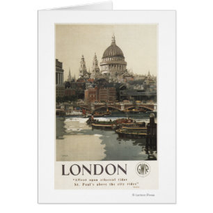 Grand Western Railway St. Paul's Travel Poster