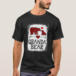 Granda Bear Christmas Pajama Red Kariert Buffalo F T-Shirt