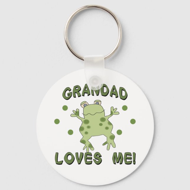 Grandad Lieben Frosch Schlüsselanhänger (Vorderseite)