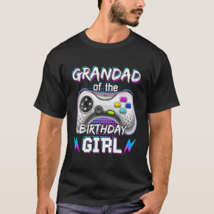 Grandad of the Birthday Girl Video Game Bday Top