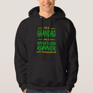 Grandad und Marathon Runner Spaß Sprinti Hoodie
