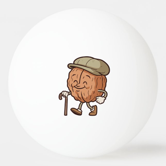 Grandad Walnut Tischtennisball (Vorderseite)