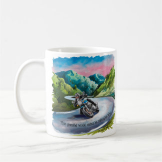 Grandad's Escape - Motorrad-Abenteuer-Tasse Kaffeetasse